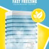 3.5 Cubic Feet Chest Freezer Small Deep Freezers with Removable Storage Basket Free Standing Top Door Compact Freezer 7 Gears Temperature Control for Office Dorm Apartment - Image 4