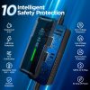 Famistar 32 Amp Level 2 EV Charger - 25 Ft Portable Charger with NEMA 14-50P 240V J1772 Charging Cable Adjustable&Smart Timing Charging in EV Charging Station - Image 2