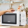 0.6 Cubic Foot Microwave with 6 Power Levels, Small Microwave with Grip Handle, 600W Countertop Microwave with 30 Minute Timer and Mechanical Dial Controls, Black - Image 5