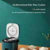 1.2L Mini Electric Rice Cooker - Intelligent, Automatic, Household Appliance for Small Meals, Food Warming, and Steaming - Ideal for 1-2 People Blue - Image 2