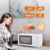 0.6 Cubic Foot Microwave with 6 Power Levels, Small Microwave with Grip Handle, 600W Countertop Microwave with 30 Minute Timer and Mechanical Dial Controls, Black - Image 4