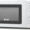 0.6 Cubic Foot Microwave with 6 Power Levels, Small Microwave with Grip Handle, 600W Countertop Microwave with 30 Minute Timer and Mechanical Dial Controls, Black