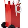 35 Gallon Portable Gas Caddy Fuel Storage Tank Gasoline Diesel Fuel with 2 Wheels for Car, Lawnmower, ATV, Boat, Motorcycle - Image 6